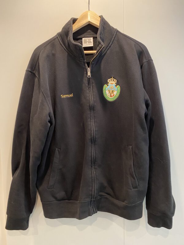 Sweatjacke - Stehkragen (Herren) mit Name